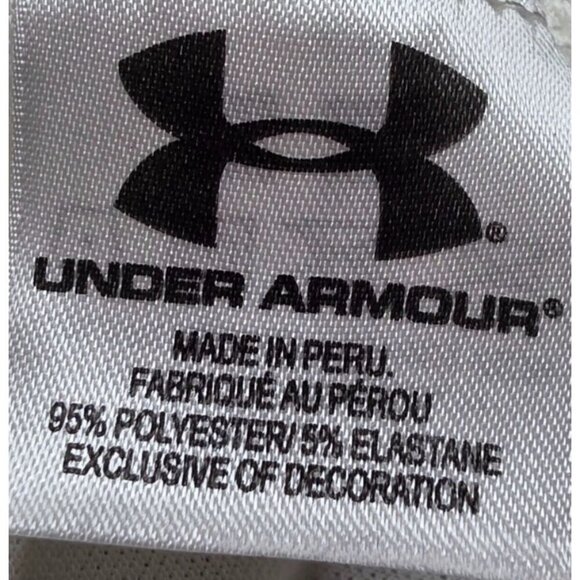 Under Armour Shirt Polo Heat Gear UPF 30+ Semi-Fitted NWT $60 Large White - Picture 9 of 12